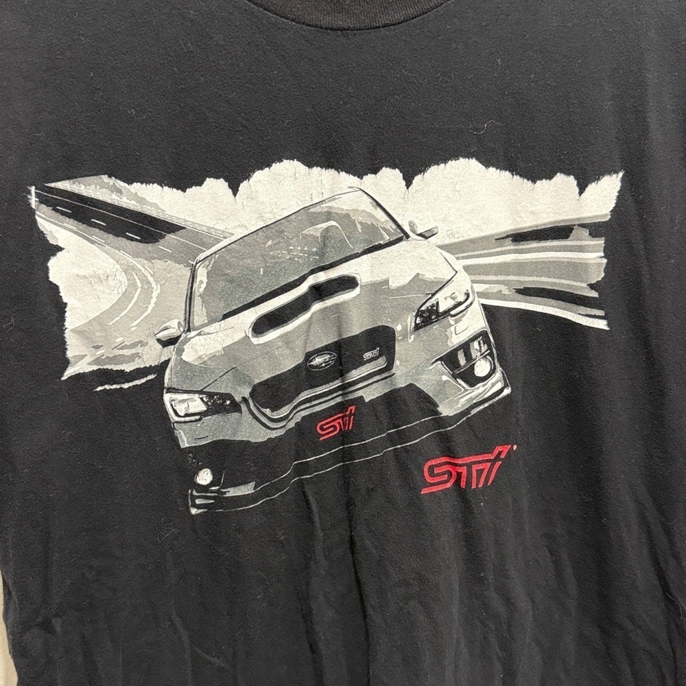 Subaru WRX STI Graphic T-Shirt Black Men’s Medium Car Enthusiast Tee - Picture 3 of 4